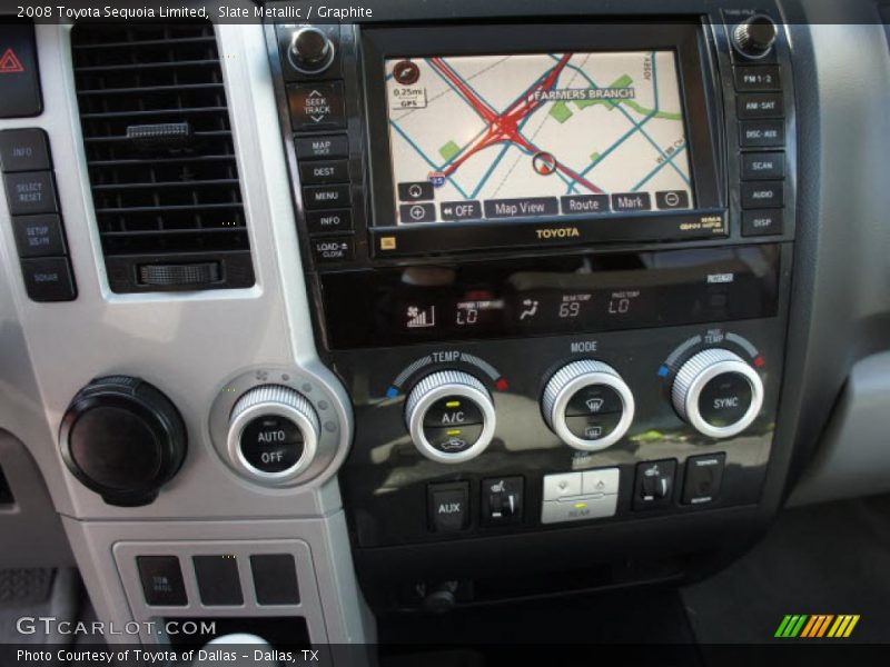 Navigation of 2008 Sequoia Limited