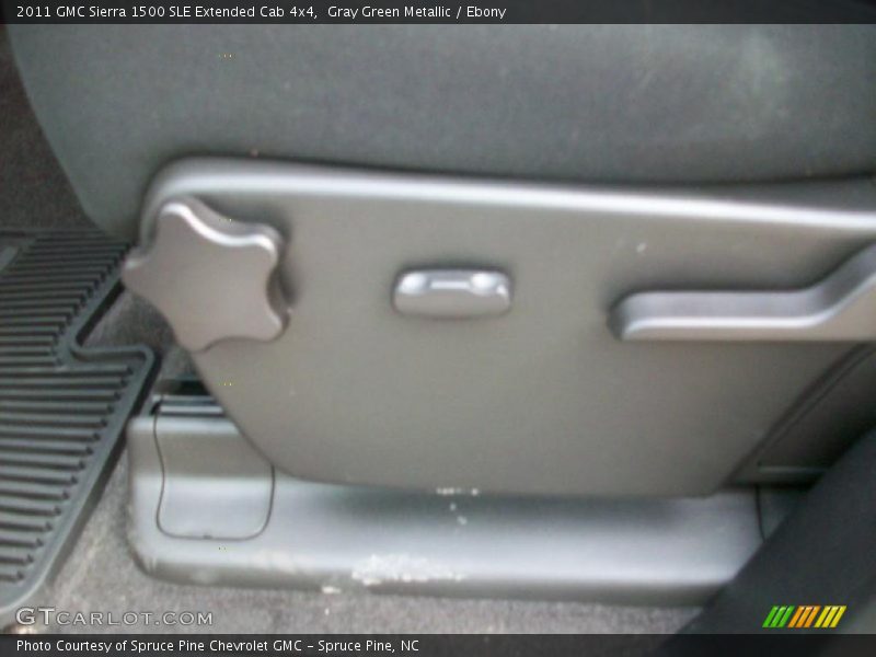 Gray Green Metallic / Ebony 2011 GMC Sierra 1500 SLE Extended Cab 4x4