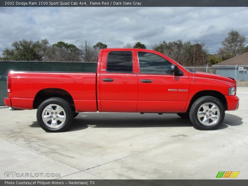  2002 Ram 1500 Sport Quad Cab 4x4 Flame Red
