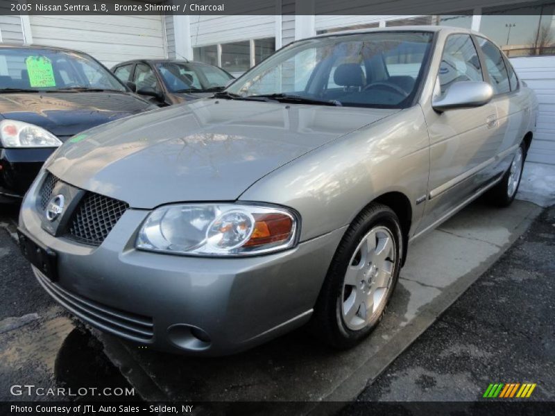 Bronze Shimmer / Charcoal 2005 Nissan Sentra 1.8