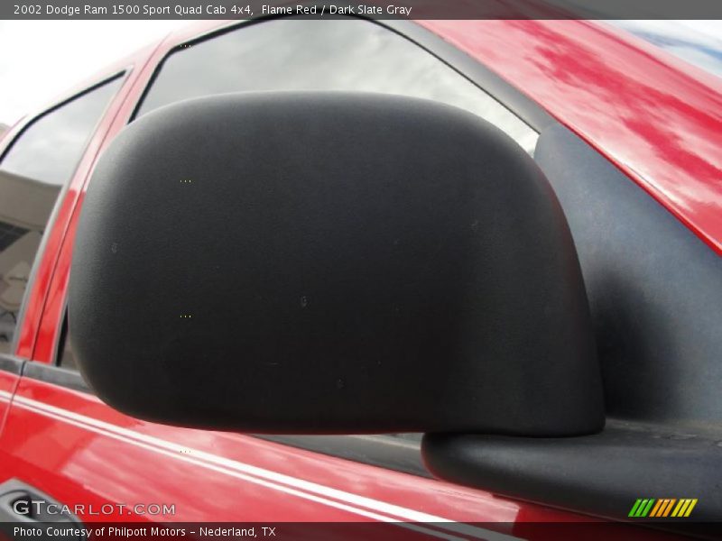 Flame Red / Dark Slate Gray 2002 Dodge Ram 1500 Sport Quad Cab 4x4