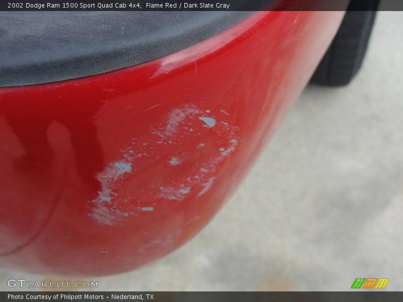 Flame Red / Dark Slate Gray 2002 Dodge Ram 1500 Sport Quad Cab 4x4