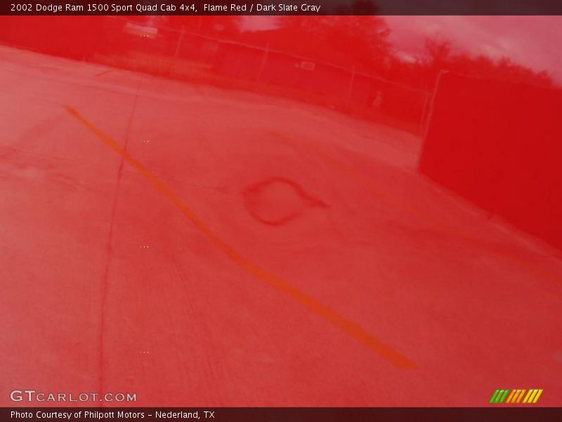 Flame Red / Dark Slate Gray 2002 Dodge Ram 1500 Sport Quad Cab 4x4