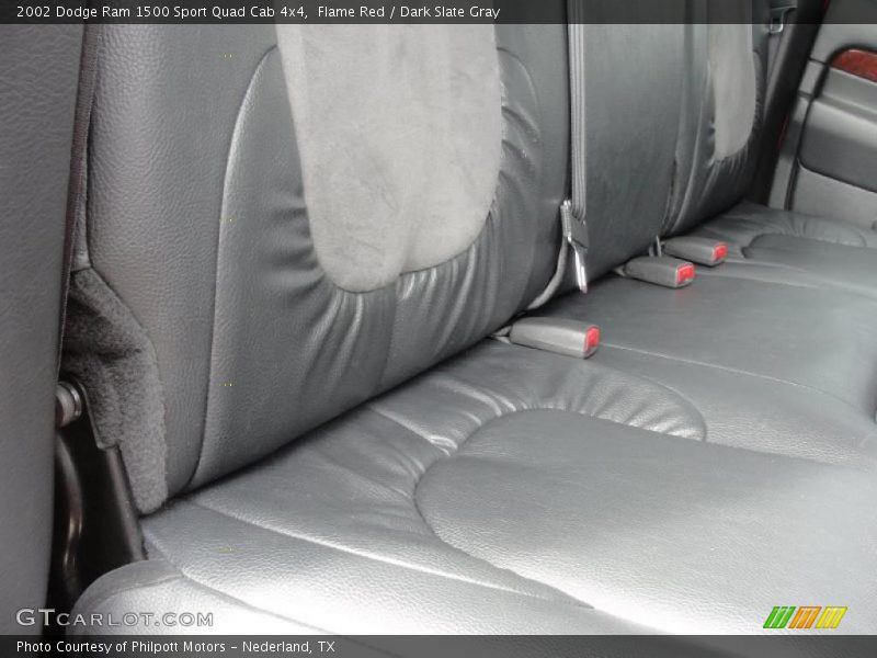 Flame Red / Dark Slate Gray 2002 Dodge Ram 1500 Sport Quad Cab 4x4