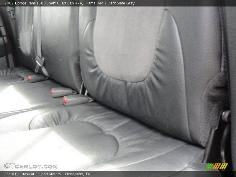 Flame Red / Dark Slate Gray 2002 Dodge Ram 1500 Sport Quad Cab 4x4