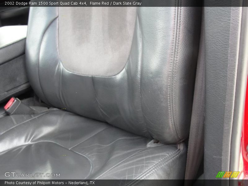 Flame Red / Dark Slate Gray 2002 Dodge Ram 1500 Sport Quad Cab 4x4