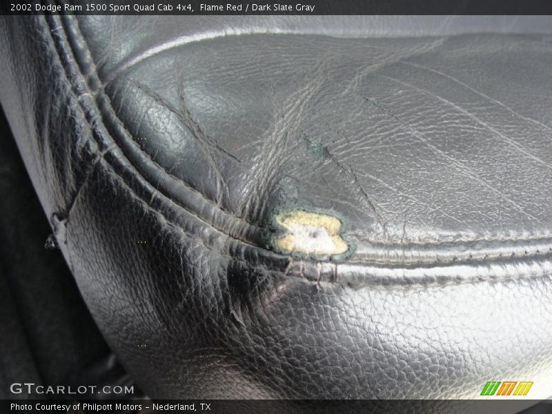 Flame Red / Dark Slate Gray 2002 Dodge Ram 1500 Sport Quad Cab 4x4