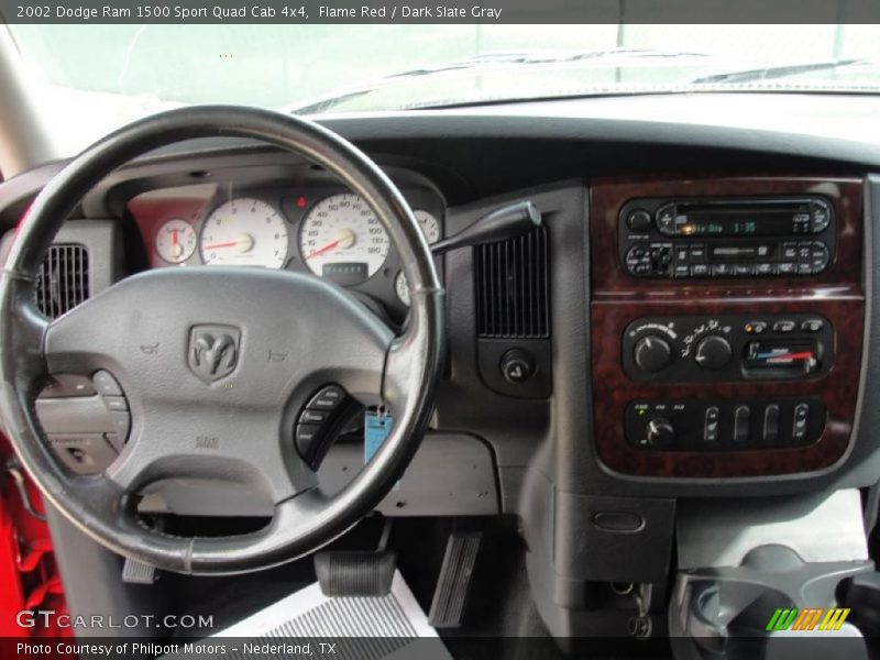 Dashboard of 2002 Ram 1500 Sport Quad Cab 4x4