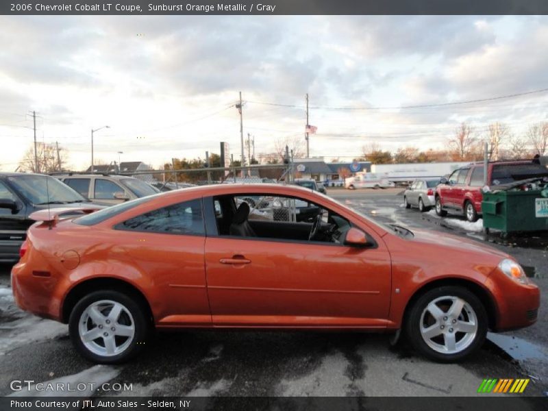 Sunburst Orange Metallic / Gray 2006 Chevrolet Cobalt LT Coupe