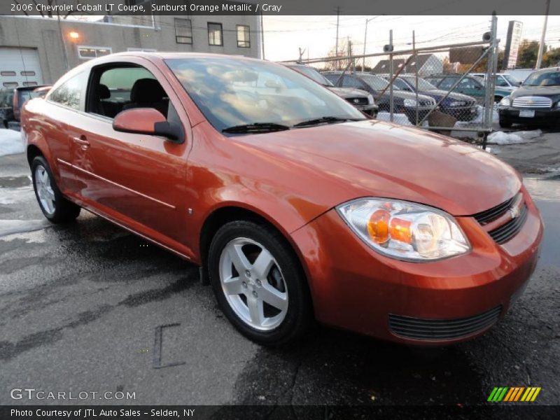 Sunburst Orange Metallic / Gray 2006 Chevrolet Cobalt LT Coupe