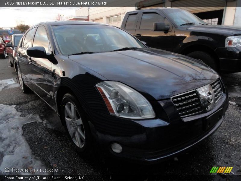 Majestic Blue Metallic / Black 2005 Nissan Maxima 3.5 SL
