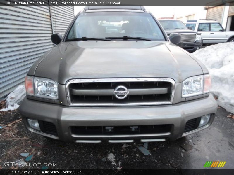 Polished Pewter Metallic / Charcoal 2003 Nissan Pathfinder SE 4x4