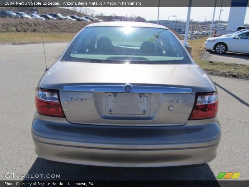Arizona Beige Metallic / Medium Parchment 2004 Mercury Sable GS Sedan