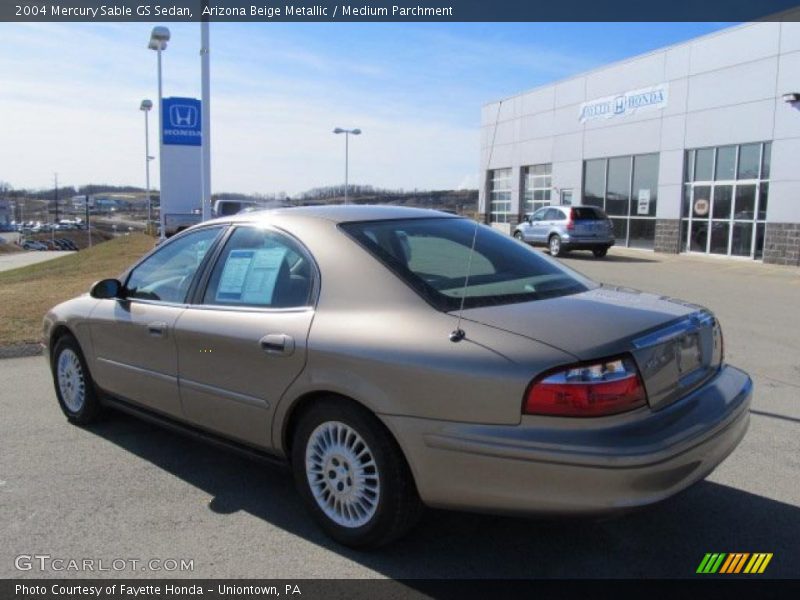 Arizona Beige Metallic / Medium Parchment 2004 Mercury Sable GS Sedan
