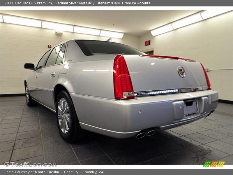Radiant Silver Metallic / Titanium/Dark Titanium Accents 2011 Cadillac DTS Premium