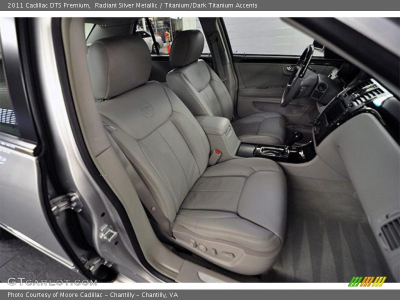 Radiant Silver Metallic / Titanium/Dark Titanium Accents 2011 Cadillac DTS Premium