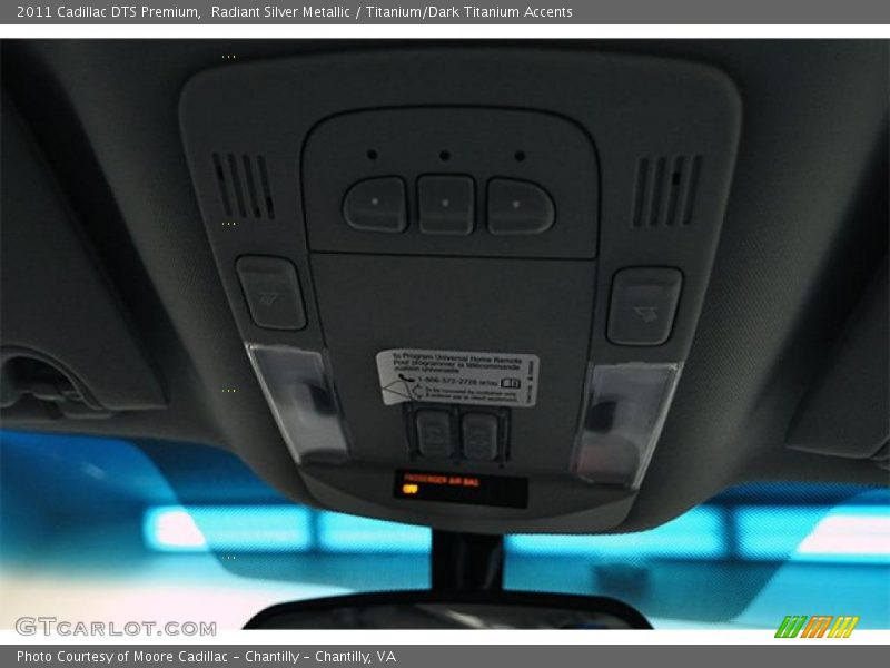 Radiant Silver Metallic / Titanium/Dark Titanium Accents 2011 Cadillac DTS Premium