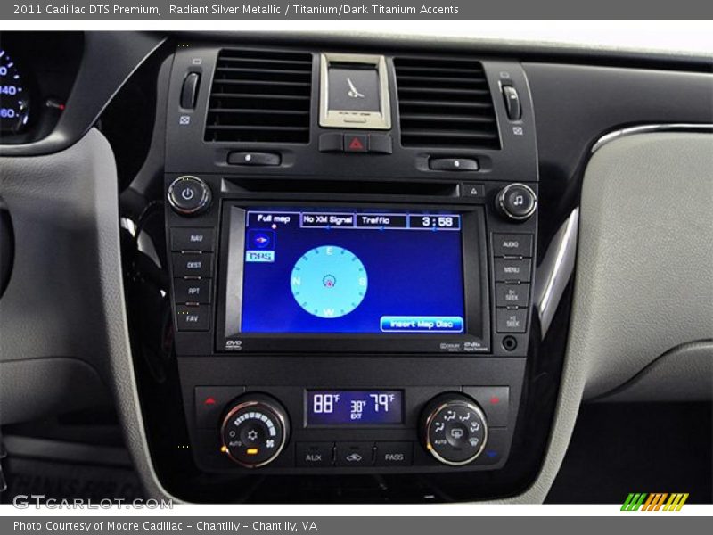 Radiant Silver Metallic / Titanium/Dark Titanium Accents 2011 Cadillac DTS Premium