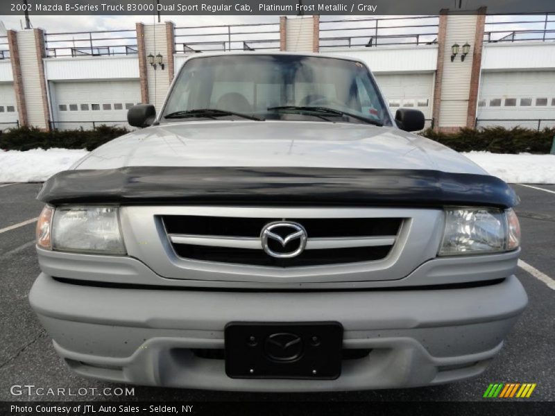 Platinum Frost Metallic / Gray 2002 Mazda B-Series Truck B3000 Dual Sport Regular Cab