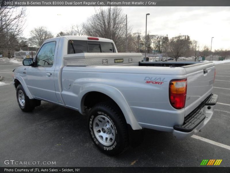 Platinum Frost Metallic / Gray 2002 Mazda B-Series Truck B3000 Dual Sport Regular Cab