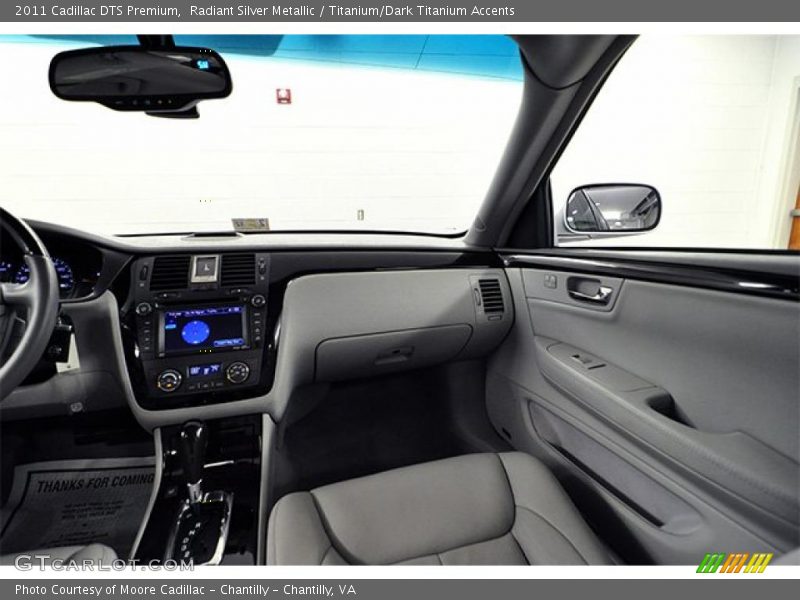 Radiant Silver Metallic / Titanium/Dark Titanium Accents 2011 Cadillac DTS Premium