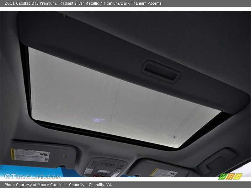 Radiant Silver Metallic / Titanium/Dark Titanium Accents 2011 Cadillac DTS Premium