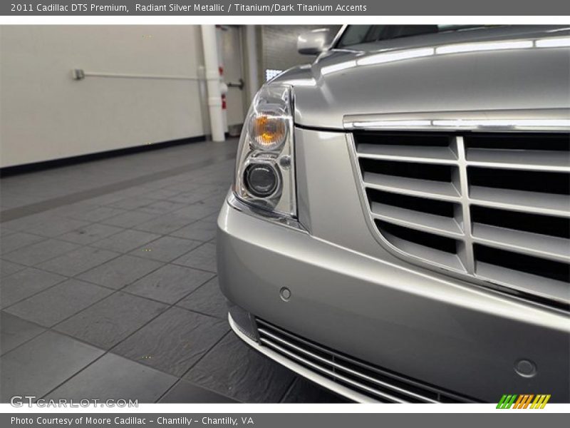 Radiant Silver Metallic / Titanium/Dark Titanium Accents 2011 Cadillac DTS Premium