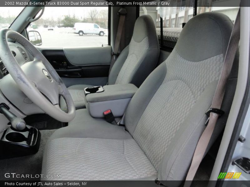 Platinum Frost Metallic / Gray 2002 Mazda B-Series Truck B3000 Dual Sport Regular Cab
