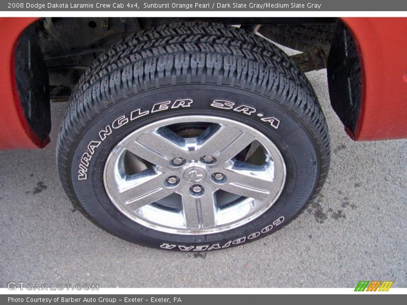 Sunburst Orange Pearl / Dark Slate Gray/Medium Slate Gray 2008 Dodge Dakota Laramie Crew Cab 4x4