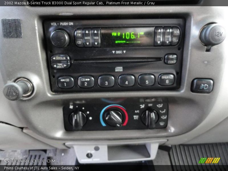 Platinum Frost Metallic / Gray 2002 Mazda B-Series Truck B3000 Dual Sport Regular Cab