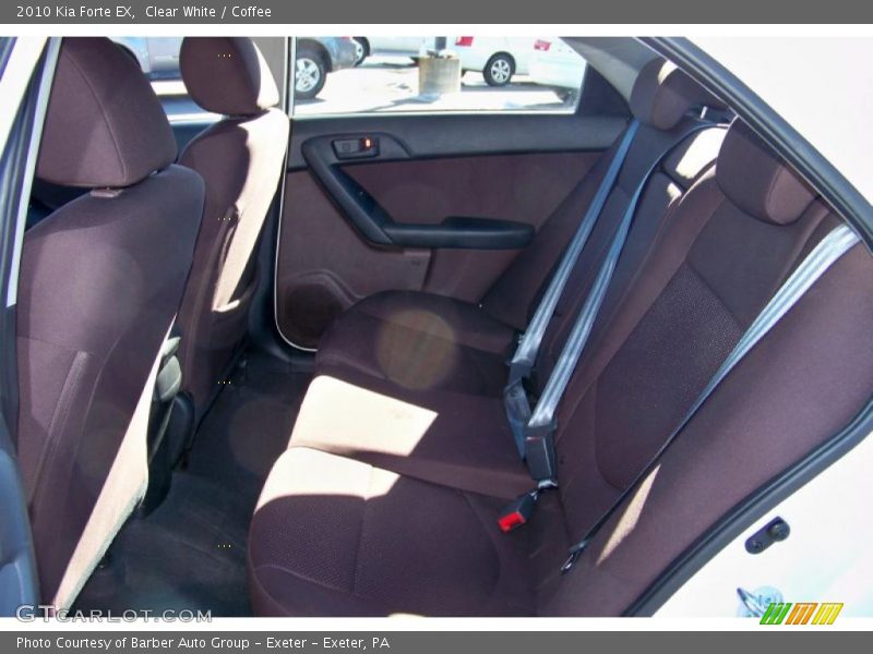 Clear White / Coffee 2010 Kia Forte EX