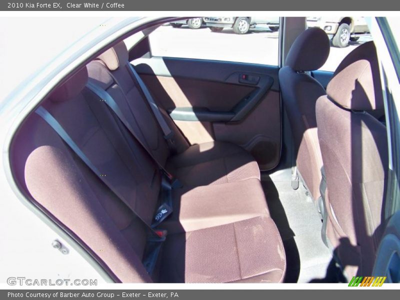 Clear White / Coffee 2010 Kia Forte EX
