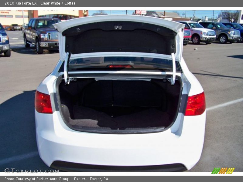Clear White / Coffee 2010 Kia Forte EX