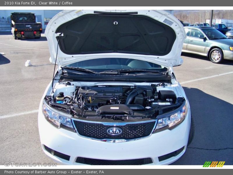 Clear White / Coffee 2010 Kia Forte EX