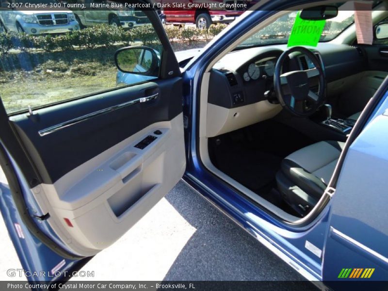 Marine Blue Pearlcoat / Dark Slate Gray/Light Graystone 2007 Chrysler 300 Touring