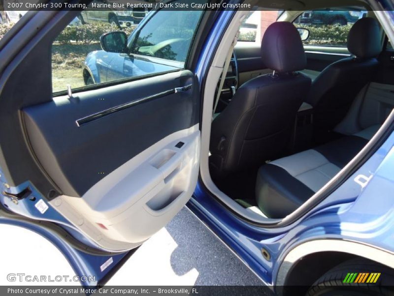 Marine Blue Pearlcoat / Dark Slate Gray/Light Graystone 2007 Chrysler 300 Touring