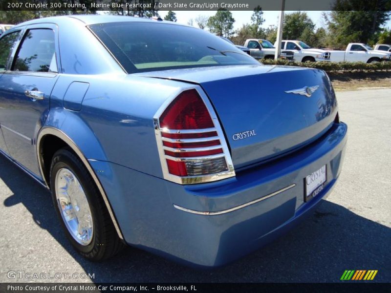 Marine Blue Pearlcoat / Dark Slate Gray/Light Graystone 2007 Chrysler 300 Touring