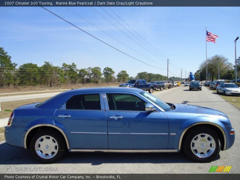 Marine Blue Pearlcoat / Dark Slate Gray/Light Graystone 2007 Chrysler 300 Touring