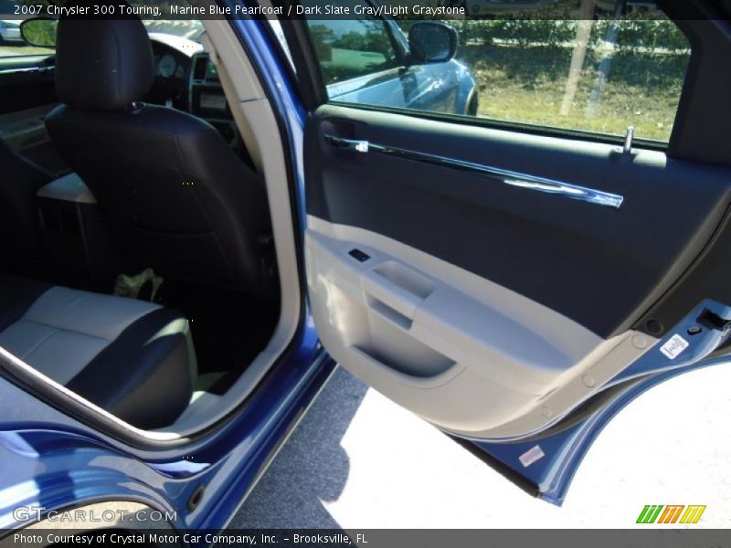 Marine Blue Pearlcoat / Dark Slate Gray/Light Graystone 2007 Chrysler 300 Touring