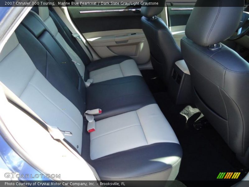 Marine Blue Pearlcoat / Dark Slate Gray/Light Graystone 2007 Chrysler 300 Touring