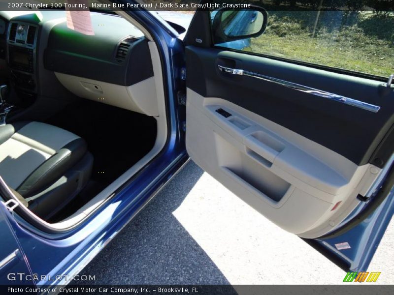 Marine Blue Pearlcoat / Dark Slate Gray/Light Graystone 2007 Chrysler 300 Touring