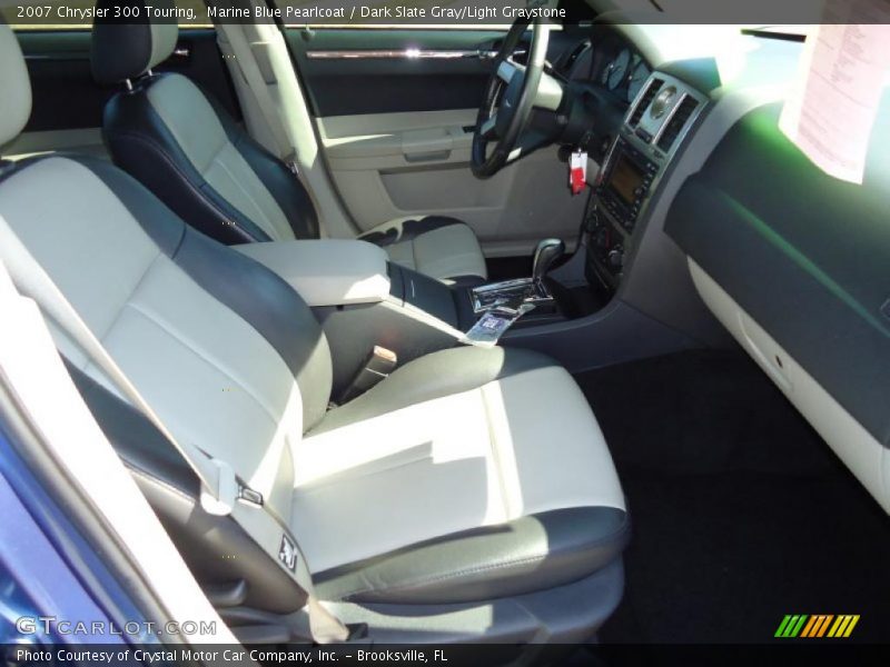 Marine Blue Pearlcoat / Dark Slate Gray/Light Graystone 2007 Chrysler 300 Touring