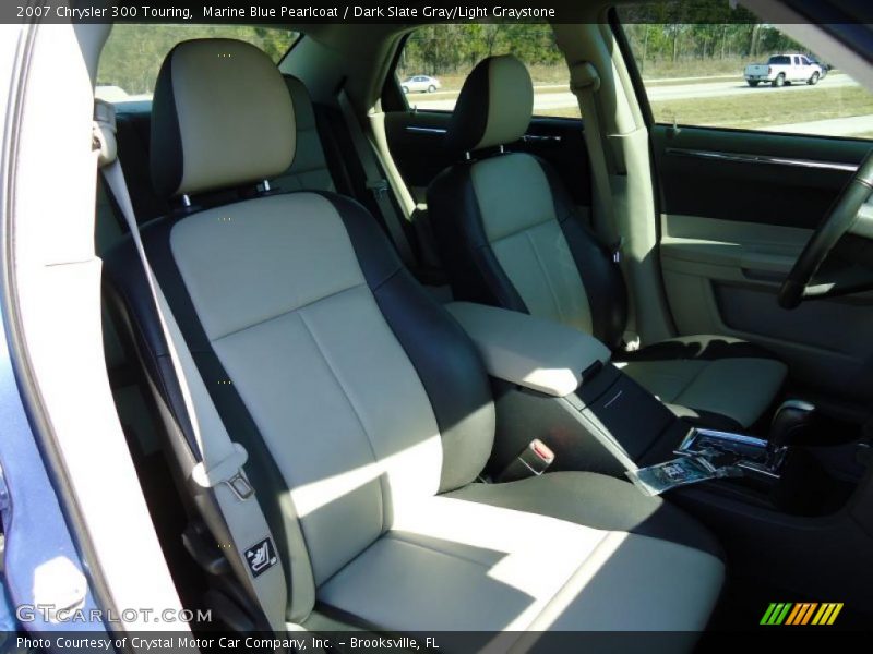 Marine Blue Pearlcoat / Dark Slate Gray/Light Graystone 2007 Chrysler 300 Touring