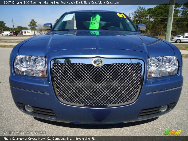 Marine Blue Pearlcoat / Dark Slate Gray/Light Graystone 2007 Chrysler 300 Touring