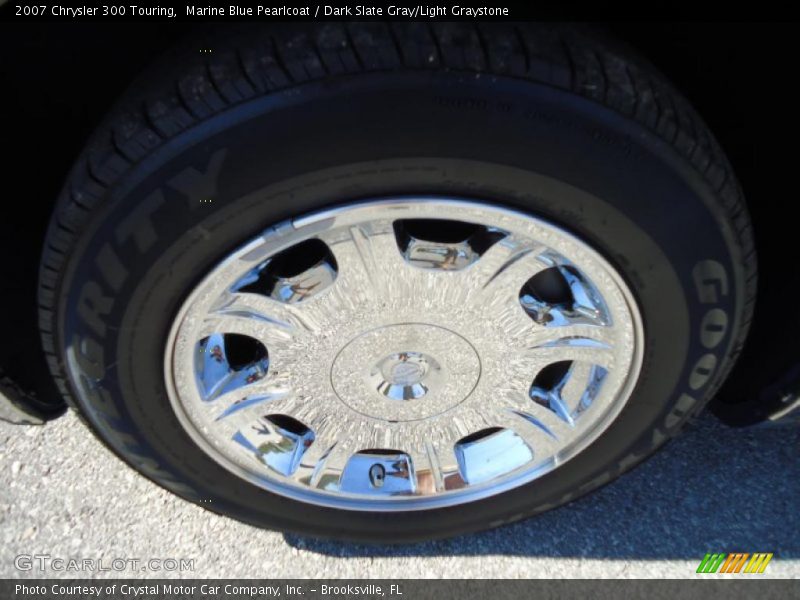Marine Blue Pearlcoat / Dark Slate Gray/Light Graystone 2007 Chrysler 300 Touring