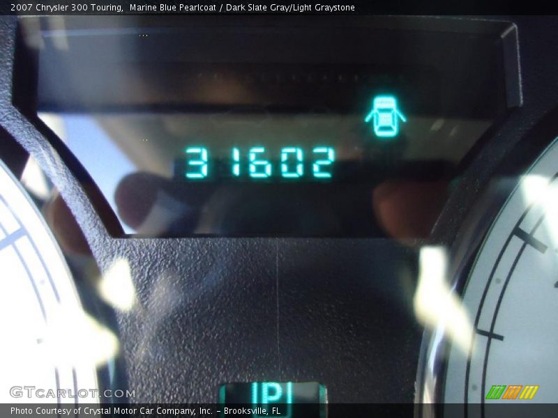 Marine Blue Pearlcoat / Dark Slate Gray/Light Graystone 2007 Chrysler 300 Touring
