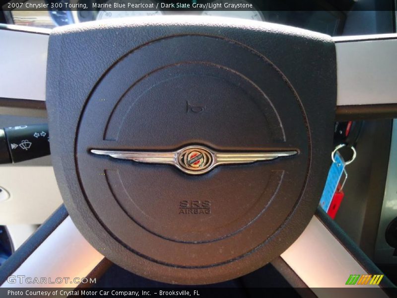 Marine Blue Pearlcoat / Dark Slate Gray/Light Graystone 2007 Chrysler 300 Touring
