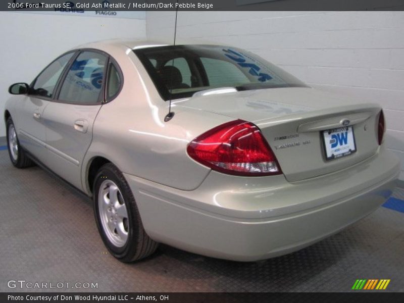 Gold Ash Metallic / Medium/Dark Pebble Beige 2006 Ford Taurus SE