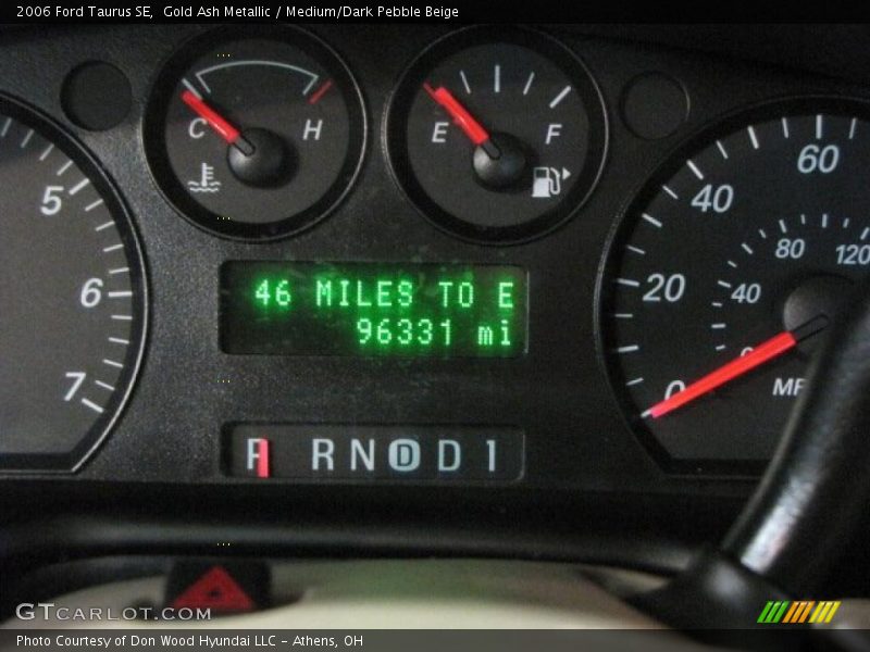 Gold Ash Metallic / Medium/Dark Pebble Beige 2006 Ford Taurus SE