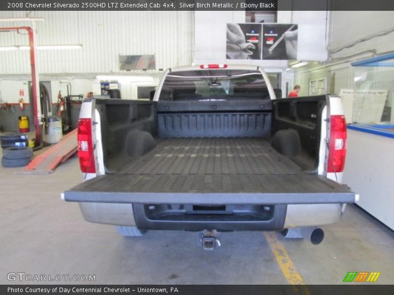 Silver Birch Metallic / Ebony Black 2008 Chevrolet Silverado 2500HD LTZ Extended Cab 4x4